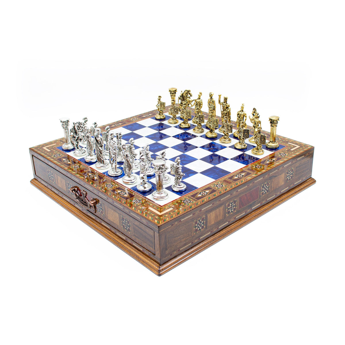 Roma Satranç Takımı Kırmızı, Kişiye Özel, 32/38 cm